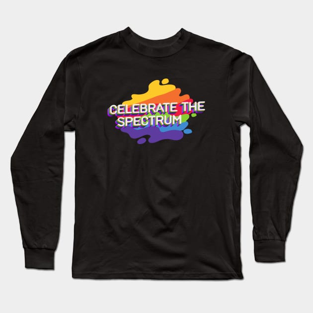 Neurodiversity Celebrate The Spectrum - Autism Awareness Shirt, Autistic Spectrum Acceptance Gift Long Sleeve T-Shirt by Zen Cosmos Official